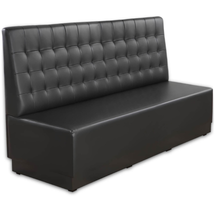 Horeca-Eetbank-Luna-200-cm-Kunstleer-Zwart