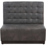 Horeca-Eetbank-Napoli-120-cm-Vintage-Microvezel-Antraciet-V