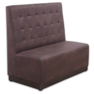 Horeca-Eetbank-Napoli-120-cm-Vintage-Microvezel-Bruin