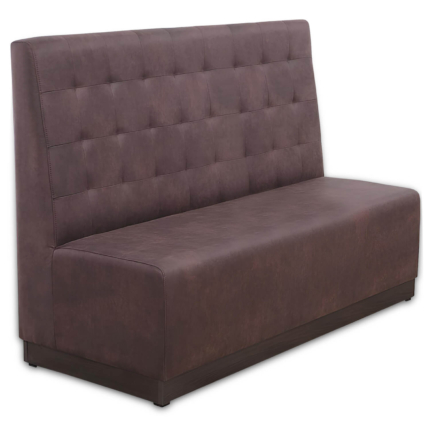 Horeca-Eetbank-Napoli-150-cm-Vintage-Microvezel-Bruin