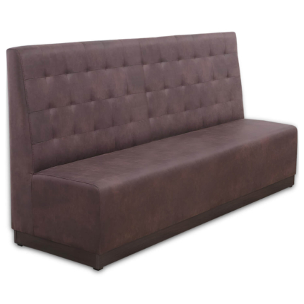 Horeca-Eetbank-Napoli-200-cm-Vintage-Microvezel-Bruin