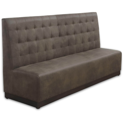 Horeca-Eetbank-Napoli-200-cm-Vintage-Microvezel-Olijf