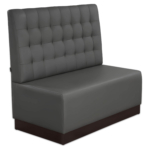 Horeca-Eetbank-Napoli-Kunstleer-Grijs