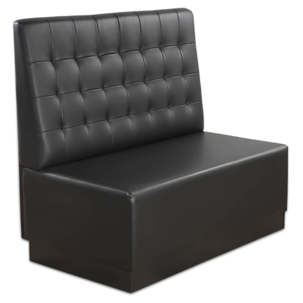 Horeca-Eetbank-Napoli-Kunstleer-Zwart