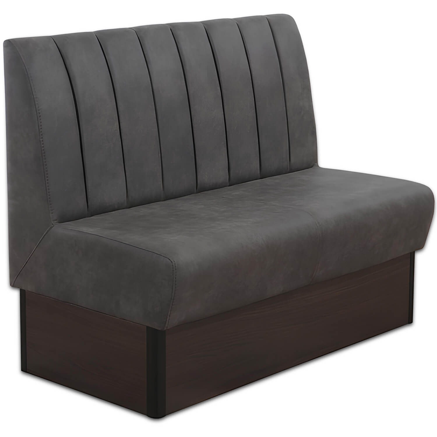 Horeca-Eetbank-Safran-120-cm-Vintage-Microvezel-Antraciet Horeca-Eetbank-Safran-120-cm-Vintage-Microvezel-Antraciet