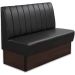 Horeca-Eetbank-Safran-140-cm-Kunstleer-Zwart