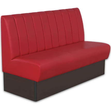 Horeca-Eetbank-Safran-150-cm-Kunstleer-Rood