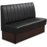 Horeca-Eetbank-Safran-150-cm-Kunstleer-Zwart