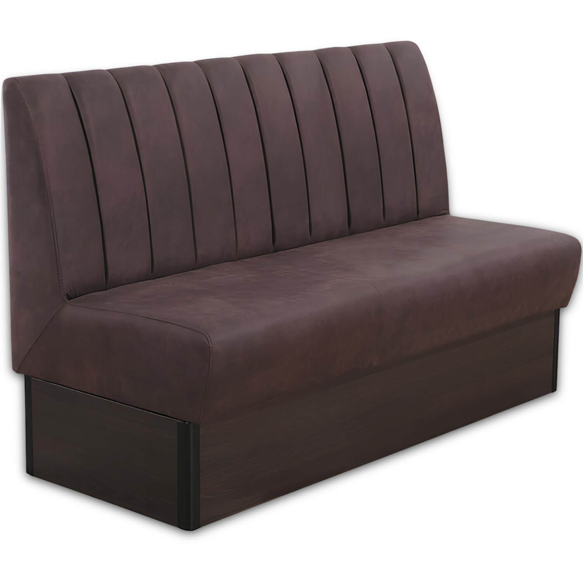 Horeca-Eetbank-Safran-150-cm-Vintage-Microvezel-Bruin