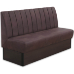 Horeca-Eetbank-Safran-160-cm-Vintage-Microvezel-Bruin