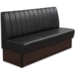 Horeca-Eetbank-Safran-180-cm-Kunstleer-Zwart