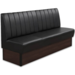 Horeca-Eetbank-Safran-200-cm-Kunstleer-Zwart