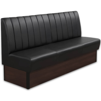 Horeca-Eetbank-Safran-200-cm-Kunstleer-Zwart