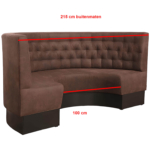 Horeca-Eetbank-Snooker-Microvezel-Bruin-1