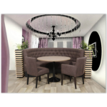 Horeca-Eetbank-Snooker-Microvezel-Bruin-Model-2