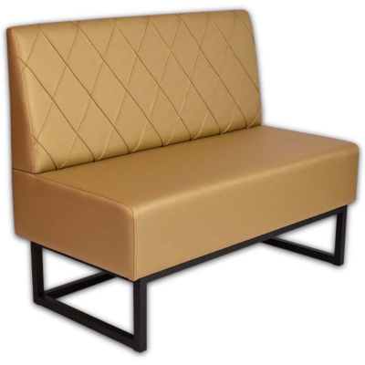 Horeca-Eetbank-Troje-Kunstleer-Goud