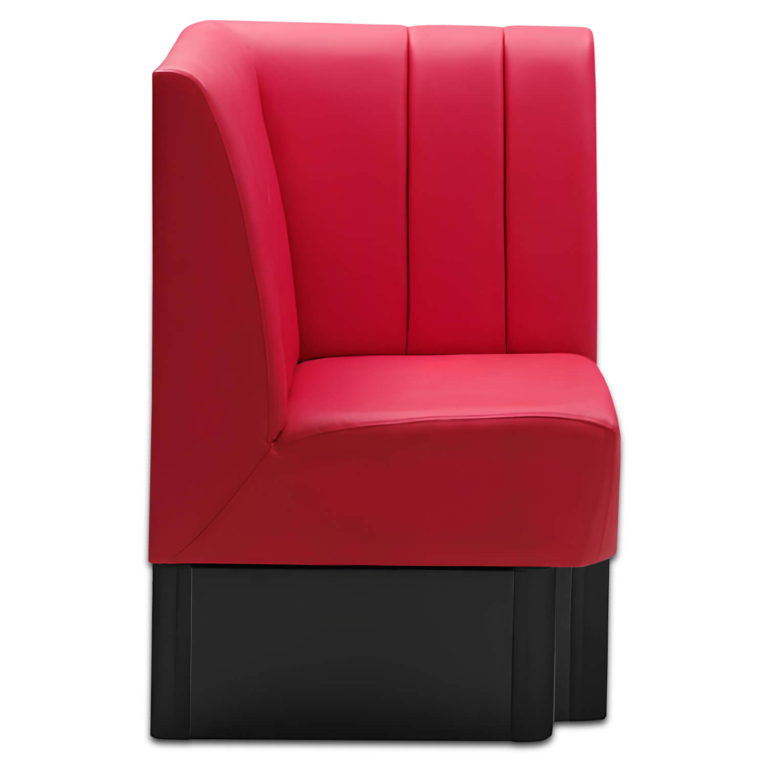 Horeca-Hoek-Eetbank-Safran-Kunstleer-Rood