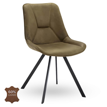Horeca Stoel - CARMEN - Moss Vintage Kunstleer