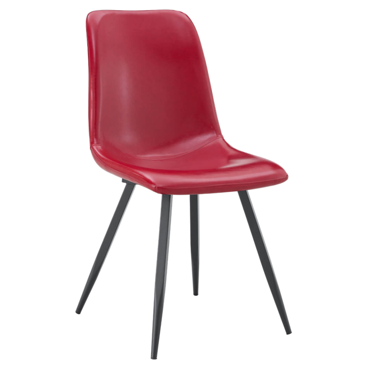 Horeca-Stoel-SPECTRA-Bordeaux-Kunstleer