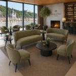 Horeca-Fauteuil-Lounge-Stoel-JULIA-olijf-Microvezel
