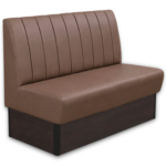 Horeca-Eetbank-Safran-140-cm-Kunstleer-Taupe