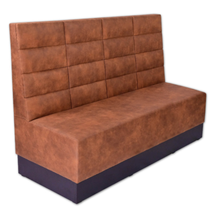 Horeca-Eetbank-Toledo-Microvezel-Cognac-160-cm