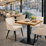 Horeca-Armstoel-ARTES-Creme-Stof
