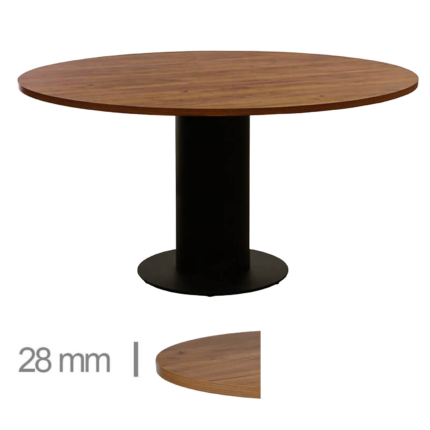 Table de Restaurant Ronde Avec Pied - MADRID K4 - Ø170 cm